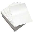 Domtar Continuous Computer Paper -8 1/2" x 5 1/2"  Blank - 7000 Sheets-Continuous feed printer