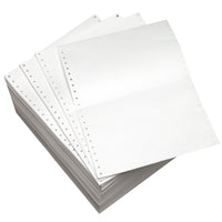 Domtar Continuous Computer Paper -8 1/2" x 5 1/2"  Blank - 7000 Sheets-Continuous feed printer