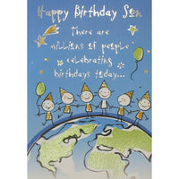 Rosedale Greeting Card, Birthday Son, Humorous-Printed on premium coated card stock