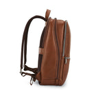 Samsonite Classic Leather Slim Backpack 14.1", Cognac-Padded air mesh comfort straps and top handle