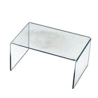 Azar Displays 12" W x 6" H x 7.75" D Acrylic Riser, 4 Pack (515311)-made from 3/16" thick clear acrylic