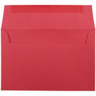 JAM Paper A9 Invitation Envelopes, 5.75 x 8.75, Brite Hue Red Recycled, 250 Pack (14257H)-Blank interior for personalized message