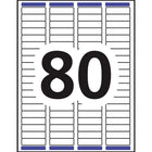 Avery Easy Peel Laser/Inkjet Addressing Labels - 1-3/4" x 1/2" - White - 800 Pack (8927)-Save time and create professional-looking labels quickly with Easy Peel label sheets