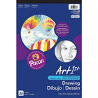 Pacon Art1st White Drawing Paper Pad, 18" x 12"-Size: 12"(H) x 18"(W)