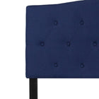Flash Furniture Cambridge Tufted Upholstered Full Size Headboard - Navy Fabric-Panel Headboard