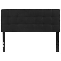 Flash Furniture Bedford Tufted Upholstered Full Size Headboard - Black Fabric-Contemporary Style