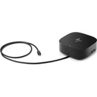 HP USB-C G5 Dock-Add your accessories and up to three displays[3] to the dock. Then simply connect it to your notebook[1] through a single USB-C cable to access your devices and charge your PC.