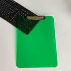 JAM Paper Plastic Clipboards, 9 x 13, Green, 12 Pack (340926880A)-Quantity: 12
