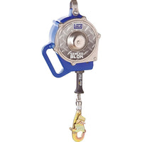 DBI Sala Sealed BLOK Self-Retracting Lifelines with Built-In Carrying and Large Pivoting Anchorage Handles-New sealed design keeps the critical working components (brake, power spring, energy absorber) free of dirt, grease, water and chemicals