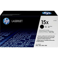 HP 15X (C7115X) Black High Yield Original LaserJet Toner Cartridge-Colour: Black