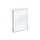 Azar Displays 11" x 8.5" Vertical Wall Mount Acrylic Sign Holder, Clear, 10 Pack (162714)-Can be used on pegboard, slatwall, gridwall, or on a wall with screws