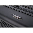 TOSCANO INTRECCIARE 30" Hardside Large Luggage - Black-Detachable Dual Glide Tech Wheel System