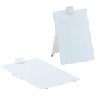 Quartet Desktop Glass Dry-Erase Easel - 9" x 11"-When collapsed the board is angled to make writing more comfortable