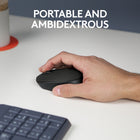 Logitech M170 2.4 GHz Wireless Mouse with USB Mini Receiver - Black-Just plug in the tiny wireless receiver into USB slot. No hassle with pairing or software installation
