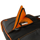 Vangoddy 13" Laptop Messenger Bag - Orange-Top dual zip-around closure
