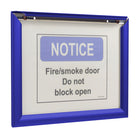 SECO Snap Poster Frame Case - 11" W x 17" H - Blue-Includes mounting hardware (screws and plugs)