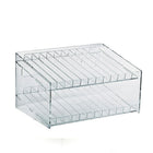 Azar Displays 12"W x 6.5"H x 8.5"D Cosmetic Display (222882)-2-tiered with 24 compartments measuring 7/8" W