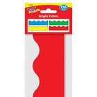 Trend Enterprises 312' Scalloped Plain Terrific Trimmer Multicolour, 2 Pack (T-9001)-Dimensions: 156'L