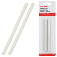Staples Retractable Eraser Refills - 2 Pack-White erasers