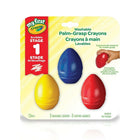 My First Crayola Palm Grasp Crayons - 3 Pack-Includes 3 washable crayons