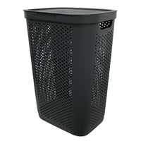 Modern Homes 60L Laundry Hamper - Grey-Durable and easy to clean