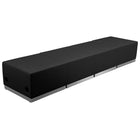 Flash Furniture HERCULES Alon Black LeatherSoft Reception Configuration, 4 Piece-Contemporary Reception Set