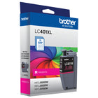 Brother Genuine LC401XLMS High-Yield Magenta Ink Cartridge-Brother Genuine ink produces rich, vivid colour output and sharp images that withstand the test of time