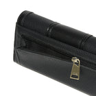 Roots Ladies Pocket Clutch Wallet - Black-ID Window