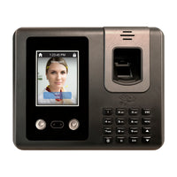 Acroprint Biolook Punch Clock With Face Recognition & Fingerprint Punching-facial-recognition, biometric finger scan, touch-free RFID, and PIN-additionally, the backup battery allows you to continue capturing punches even when the power is out.
