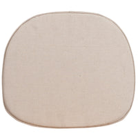 Flash Furniture Natural Thin Cushion-Soft Chair Cushion