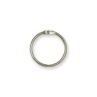 Westcott 1-1/2" Loose Leaf Rings, 100 Pack-Loose-leaf rings feature a nickel-plated finish for a professional look