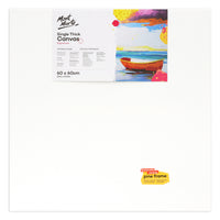 Mont Marte Studio Single-Thick Canvas - Pine Frame - 23.5"  x 23.5" - 2 Pack-Framed canvas