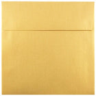 JAM Paper 6 x 6 Square Envelopes, Stardream Metallic Gold, 50 Pack (GCST510I)-Gold stardream metallic envelope