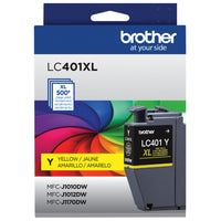 Brother Genuine LC401XLYS High-Yield Yellow Ink Cartridge-Professional colour inkjet print quality you can consistently rely on for up to 500 pages