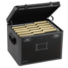 Vaultz Letter/Legal Chest - Tactical-Built-in metal rails for letter/legal size hanging file folders