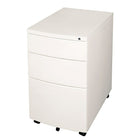 Heartwood 100-MMPUF Metal Mobile Box-Box-File Pedestal, White-Mobile box-box-file metal pedestal includes two general purpose storage drawers along with a file drawer that fits either legal or letter size files