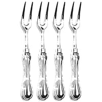 Elegance Silver-Plate Rim Fork, Set of 4-Elegance Silver-Plated Fork set with Rim Design adds the utmost in elegance to every occasion.