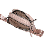 Nicci Crossbody with Front Flap - Blush-Silver tone hardware