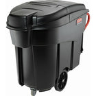 Rubbermaid Mega BRUTE Mobile Waste Collector, 120 Gallons, Black (FG9W7300BLA)-Capacity - 120 US gal.