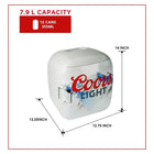 Coors Light Portable 12 Can Cooler/Warmer-Holds up to 18 cans or 12 bottles