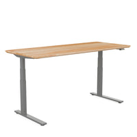 DecentLiving 72" Electric Sit/Stand Desk - Solid Maple-Top quality walnut / hard maple desktop