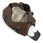 Bugatti Central Collection - Duffle Bag - Brown-Textured Vegan Leather Classic Duffle Bag