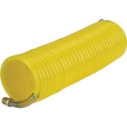 Aurora Tools Air Hoses Nylon Coil with Fittings, 1/4" x 25'-Light and easy to handle