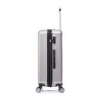 TOSCANO OTTIMO 21" Hardside Carry On Luggage - Grey-Deluxe Interior