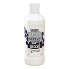 Liquitex Basics Acrylic Paint 104016, Gesso 473 mL ( 16 oz) Bottle-Good quality base coat primer; one coat is usually all that is required