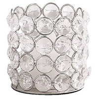 Elegance Sparkle Round Tealight Holder (72876)-Tealight holder