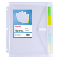 Staples 3 Ring Expand File - 5-Tab-5-tab expandable file