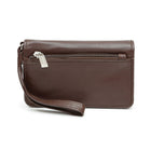 Ashlin VITA Smart Phone Wristlet Case for iPhone7, 6 - Dark Brown-Can be used in the purse or as a separate wallet accessory. Great for travel, or that special weekend outing.