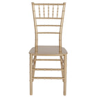 Flash Furniture HERCULES Gold Resin Stacking Chiavari Chairs-Set of 2 Chiavari Chairs