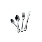 Maxwell & Williams Cosmopolitan 16 Piece Cutlery Set-Set includes: 4 table knives 8.75", 4 table spoons 8", 4 table forks 9.5" and 4 teaspoons 5.5"